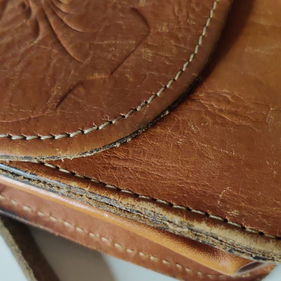 Patricia Nash Embossed Leather Crossbody Bag - Picture 14 of 16